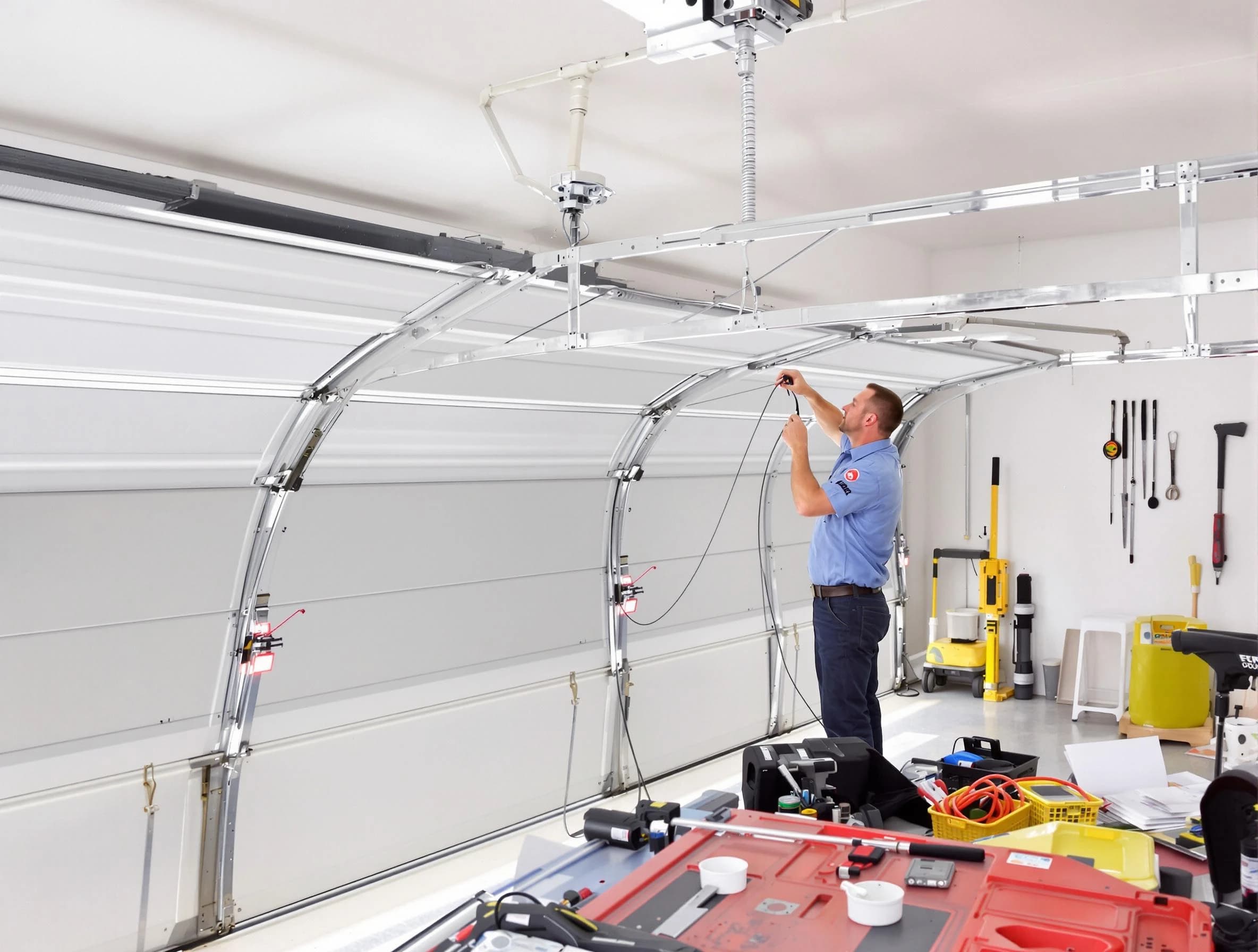 Garage door cable repair service by South Weber Garage Door Repair in South Weber