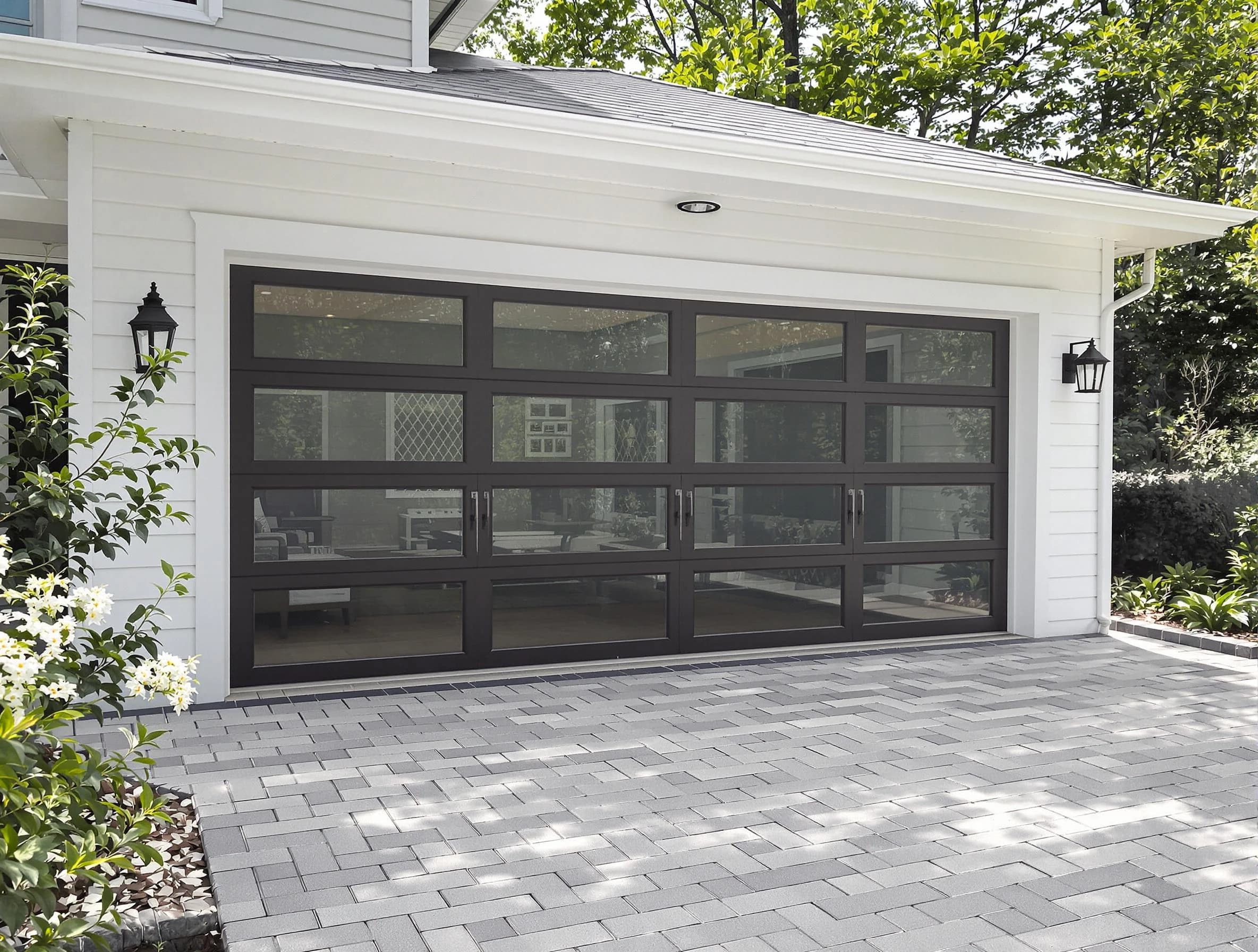 South Weber Garage Door Repair design specialist presenting custom garage door options to South Weber homeowner