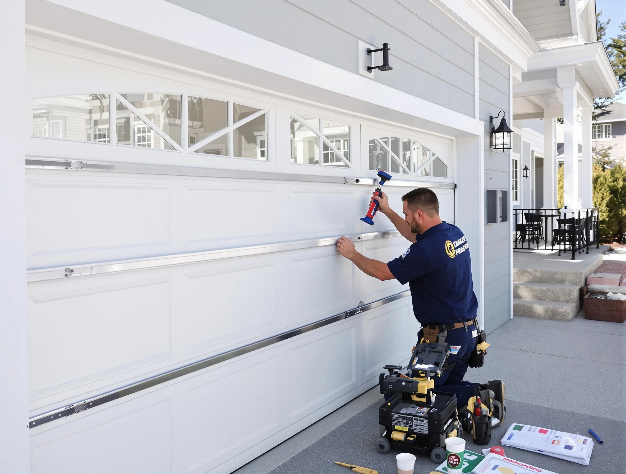 Professional garage door installation by South Weber Garage Door Repair in South Weber
