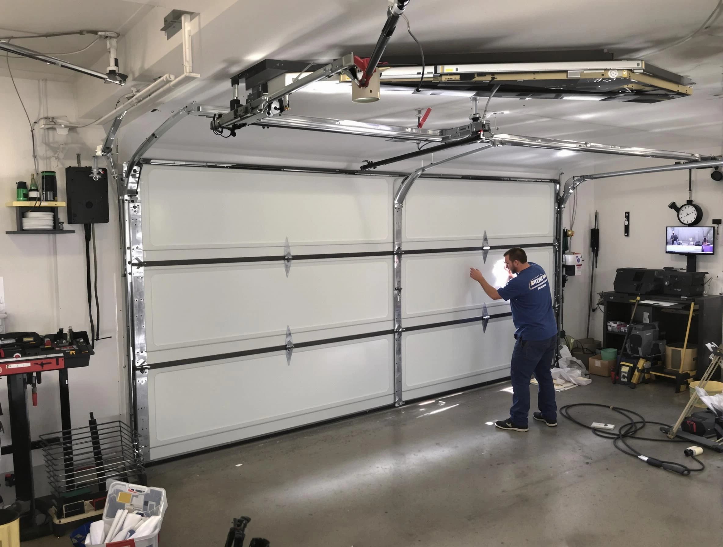 Professional garage door repair service by South Weber Garage Door Repair in South Weber