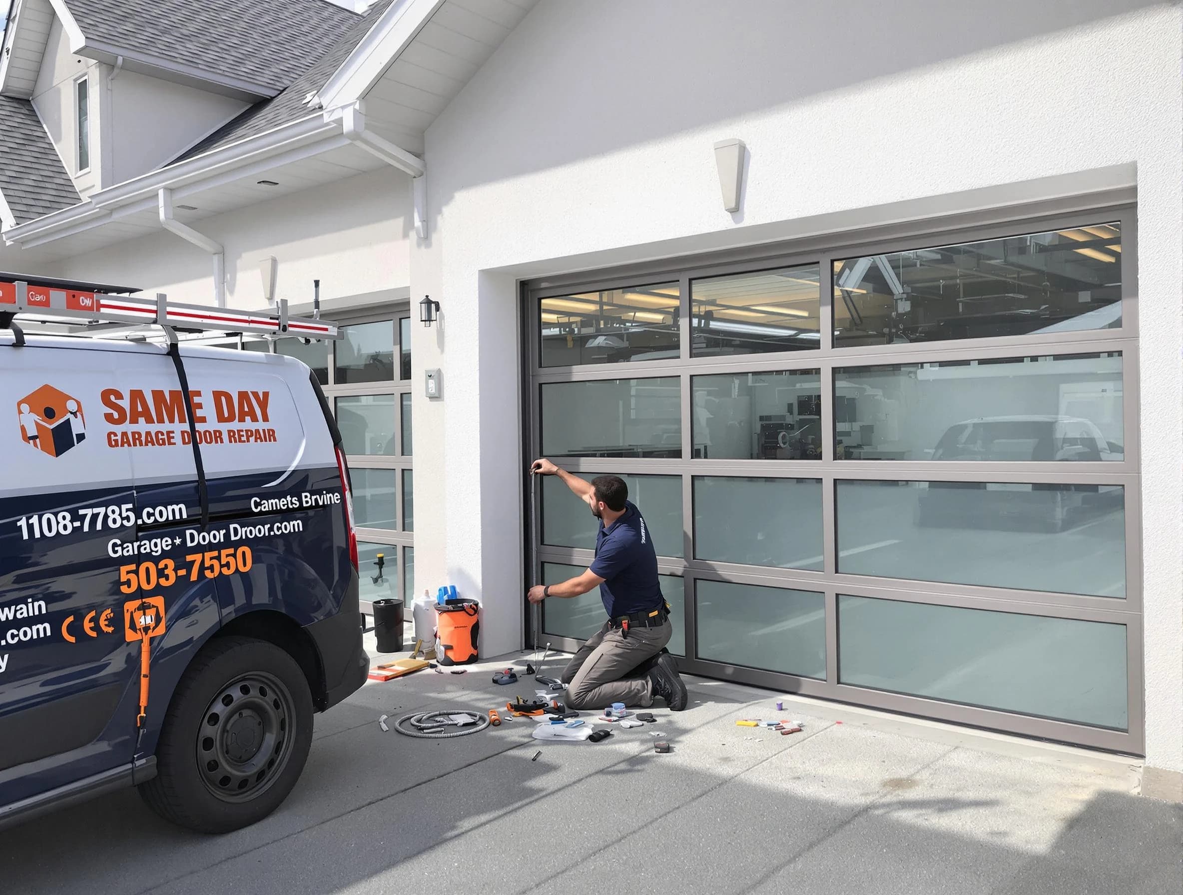 Same-day garage door repair service by South Weber Garage Door Repair in South Weber