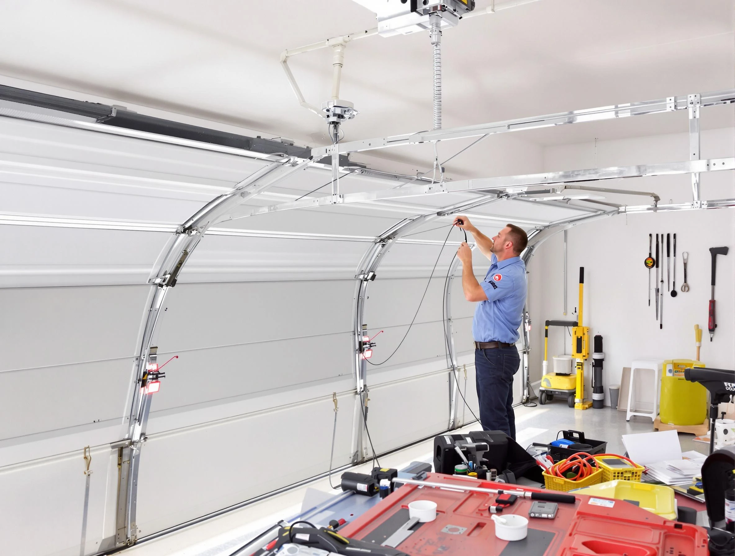 Garage door cable repair service by South Weber Garage Door Repair in South Weber