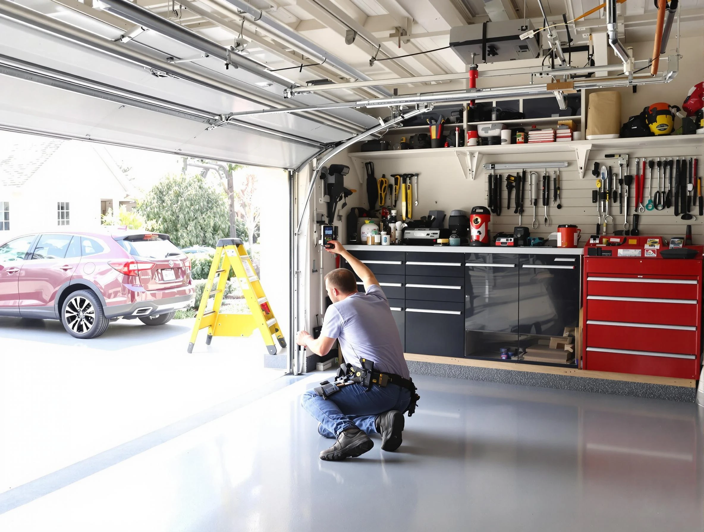 Local garage door repair service by South Weber Garage Door Repair in South Weber